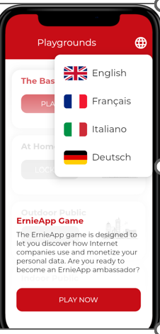 ErnieApp web game